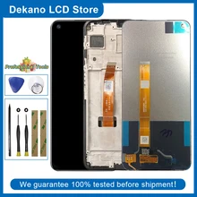 For OPPO Realme 6 RMX2001 Original LCD Display Touch Screen Digitizer Assembly + Frame Tools  Adhesive Black
