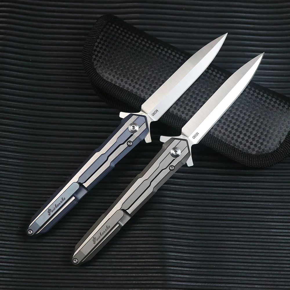 Складной меч бетхуан нового типа лезвие M390 рукоятка из титанового сплава TC4