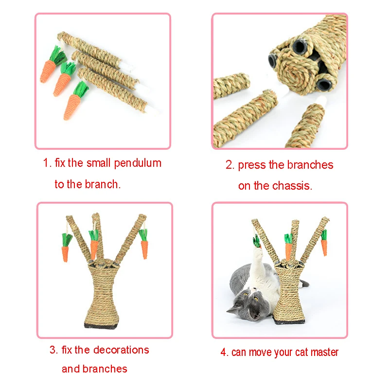 Товары для домашних животных кошек игрушки игровой комплекс из сизаля захвата
