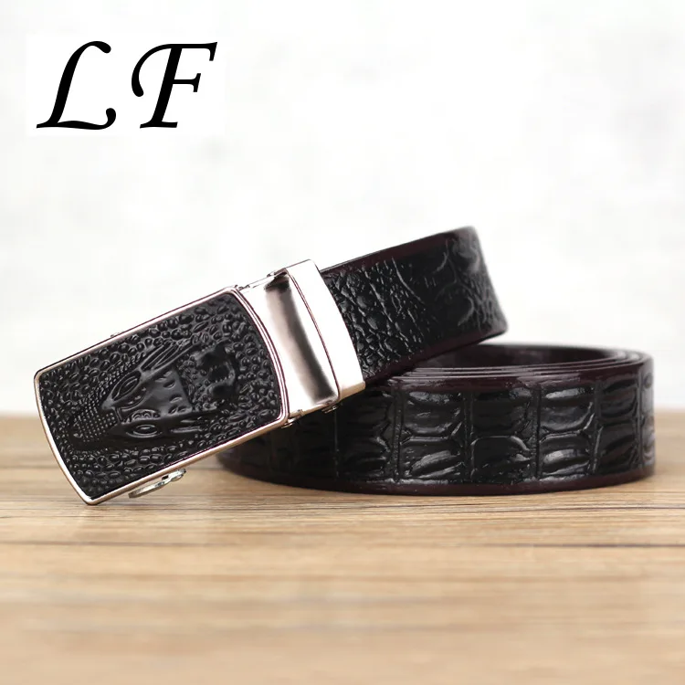 Ремень из крокодиловой кожи для молодых мужчин оптовая продажа ремень с