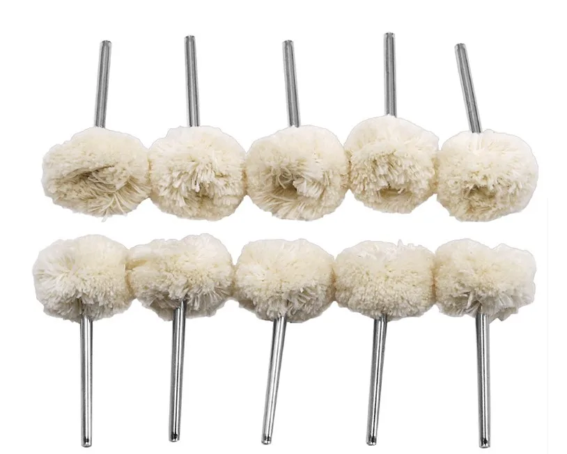 

Carving Polishing Wheel Rotary Tools Supplies 10pcs 2.35mm shank Brush Grinding