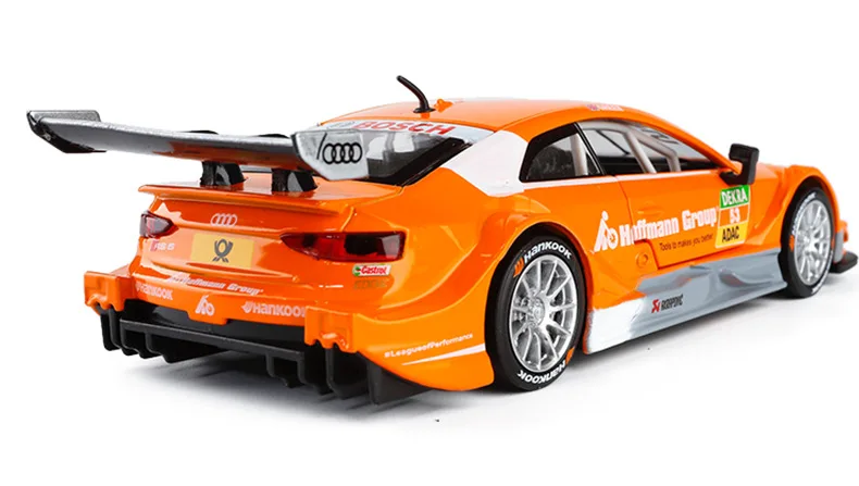 1/32 RS5 DTM Спортивный Автомобиль Моделирование игрушка модель машины из сплава оттяните обратно детские игрушки подлинные лицензионные коллекции подарок внедорожный автомобиль