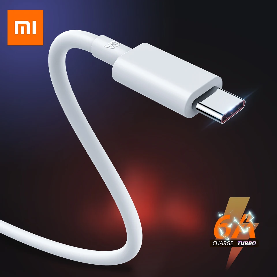 Зарядное устройство Xiaomi Mi Turbo Cable 40 Вт 33 20 6A быстрая зарядка Usb C Type 1 м 2 для Poco M2 Pro F2 X2