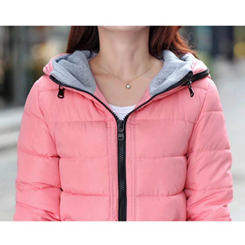 2018 Winter Jacket Women Plus Size Womens Jackets And Coats Female Cotton Padded Long Parka Korean Hooded Chaqueta Muje\[]\//