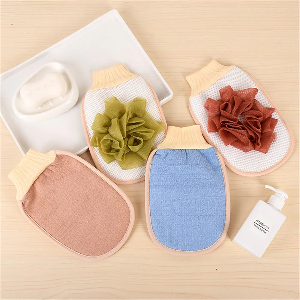 1 шт. парная душевая утолщаются для ванной Волшебная рукавица пилинга