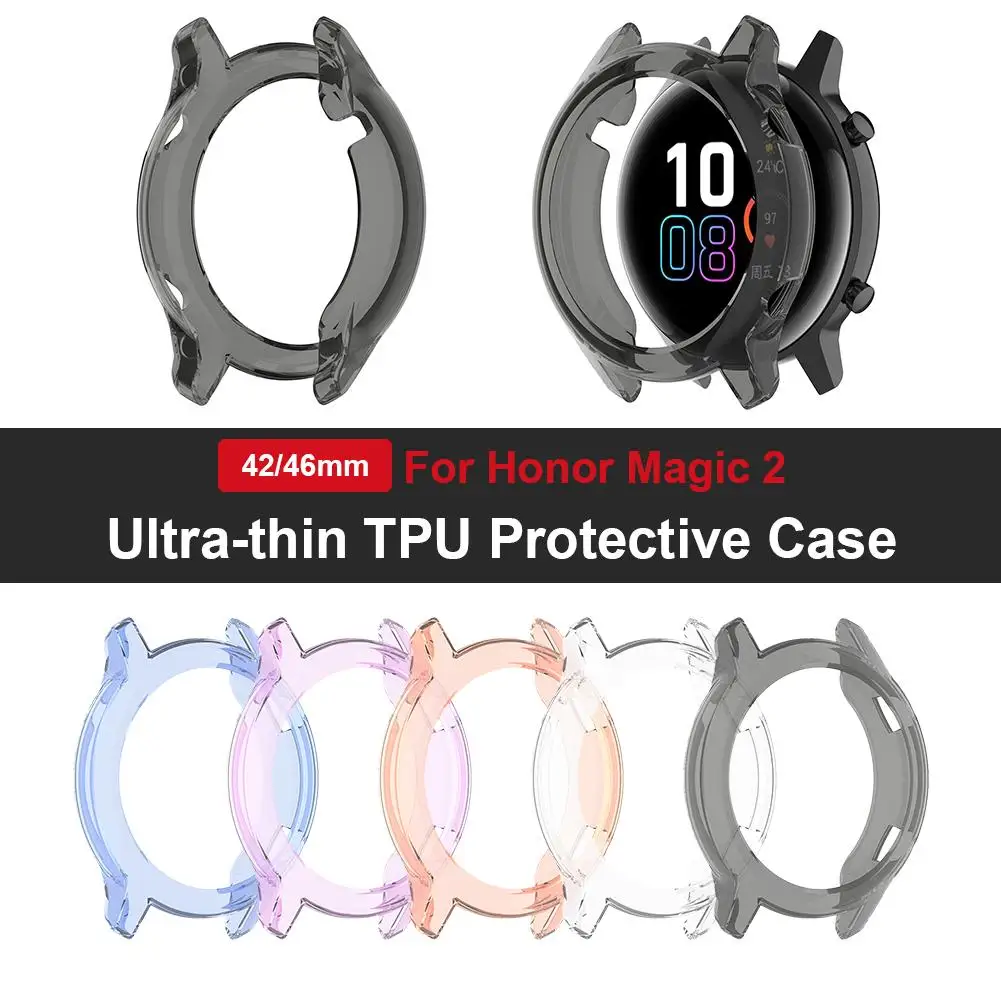 Защитный чехол из ТПУ запасная Защитная пленка для экрана часов прозрачный