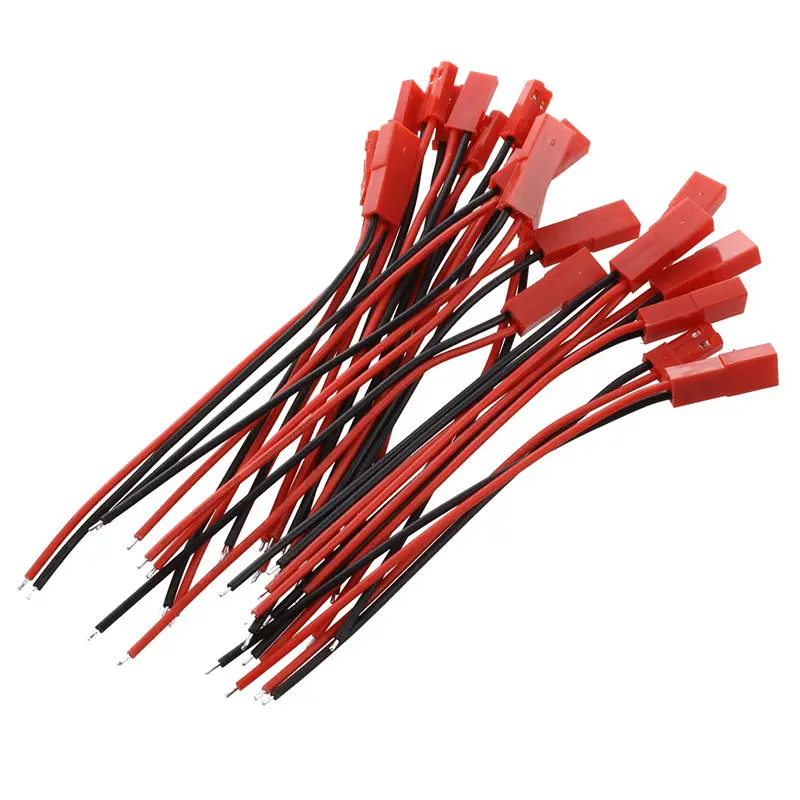 

RC airplanes car Li-Po Battery JST Male Female Connector Wire 22AWG 100mm 10 Pairs