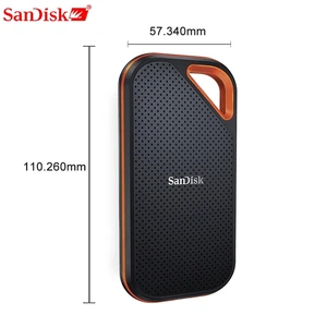 sandisk mobile hard drive 2t 1tb 500g extreme pro portable external ssd up to 1050mbs usb c usb 3 1 for laptop camera or server free global shipping