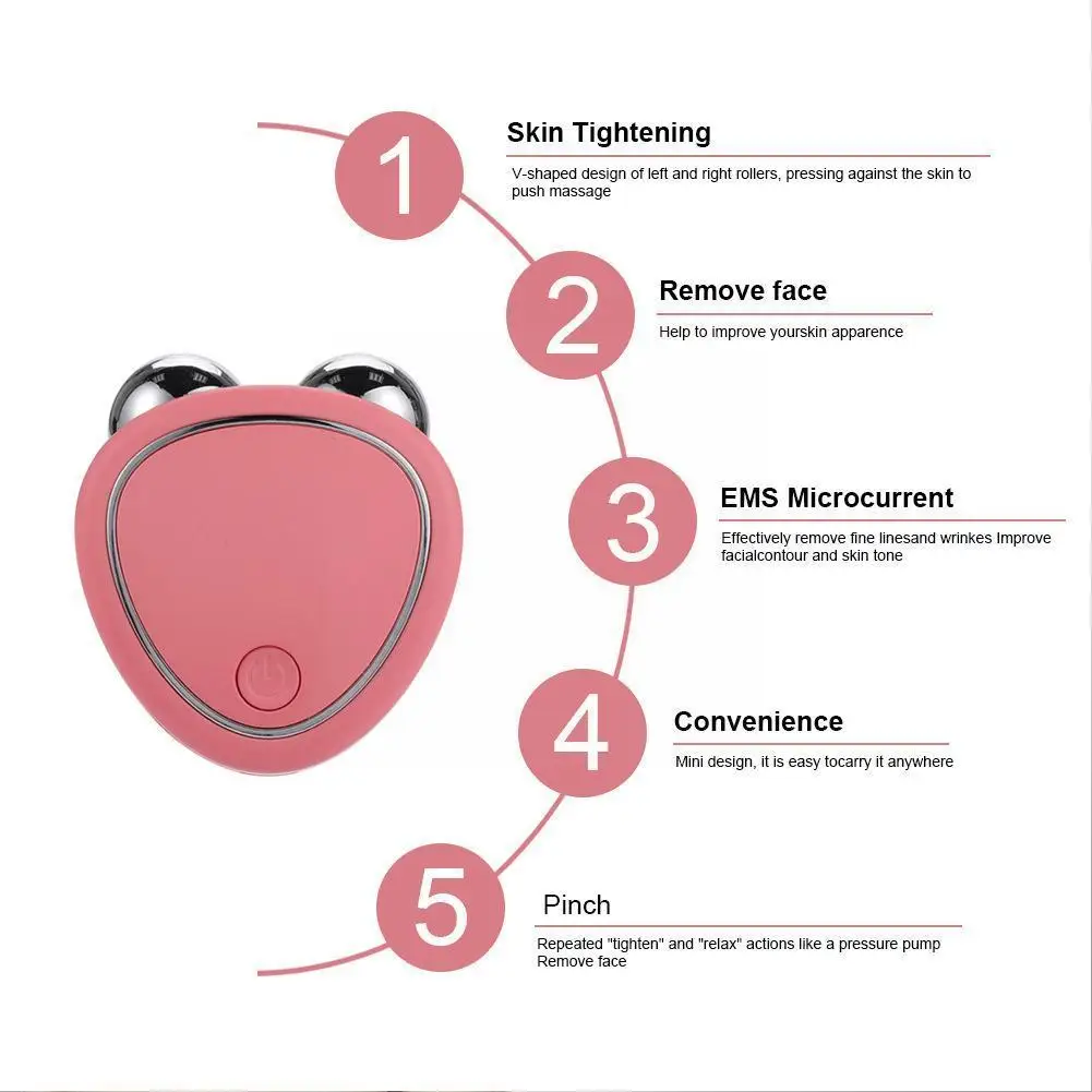 

Face Massager Micro-Current Lifting And Firming Beauty Burning Face-lifting Slimming Vibration Instrument Fat Massag Instru O7Q9