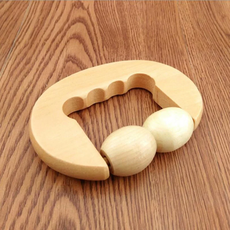 Новый деревянный массажер HANRIVER два шариковых ролика смешанная партия