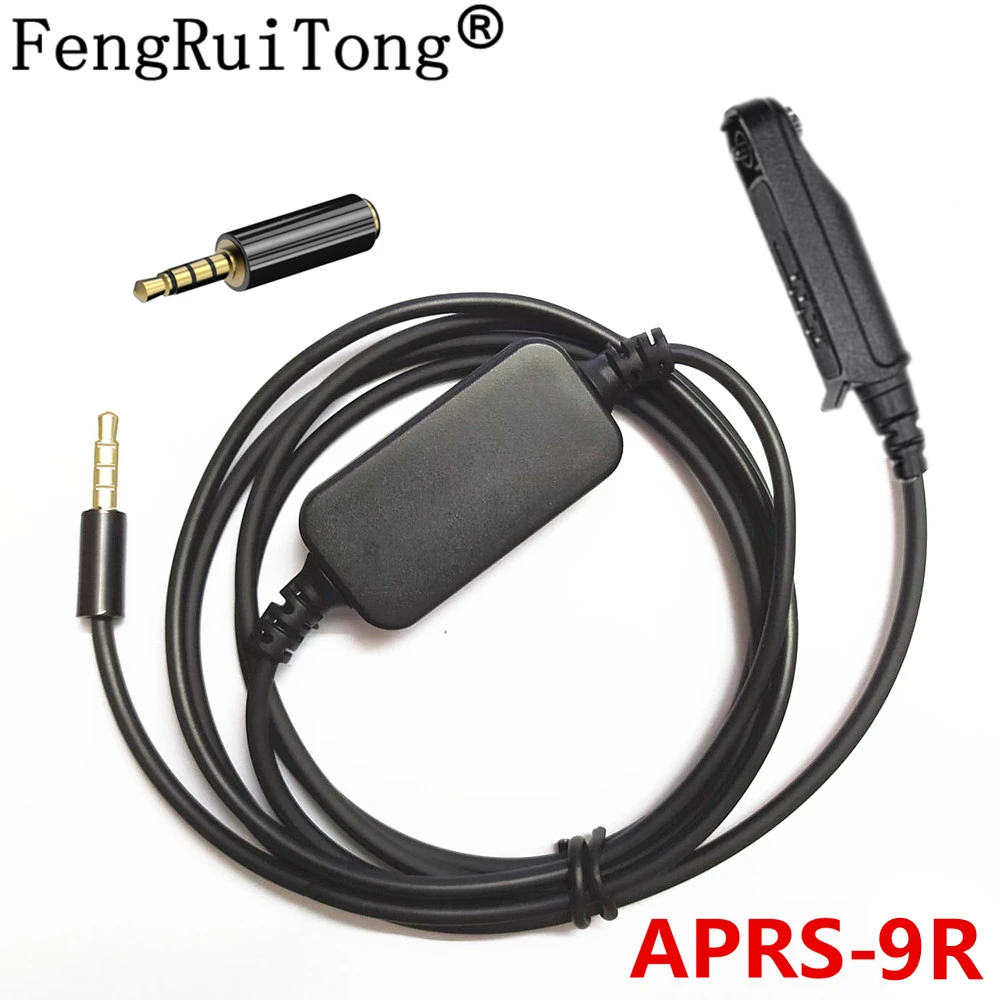 APRS Cable Audio Interface Cable for BaoFeng UV-XR  UV9R UV-9R Plus GT-3WP  (APRSpro, APRSDroid, Compatible - Android, iOS