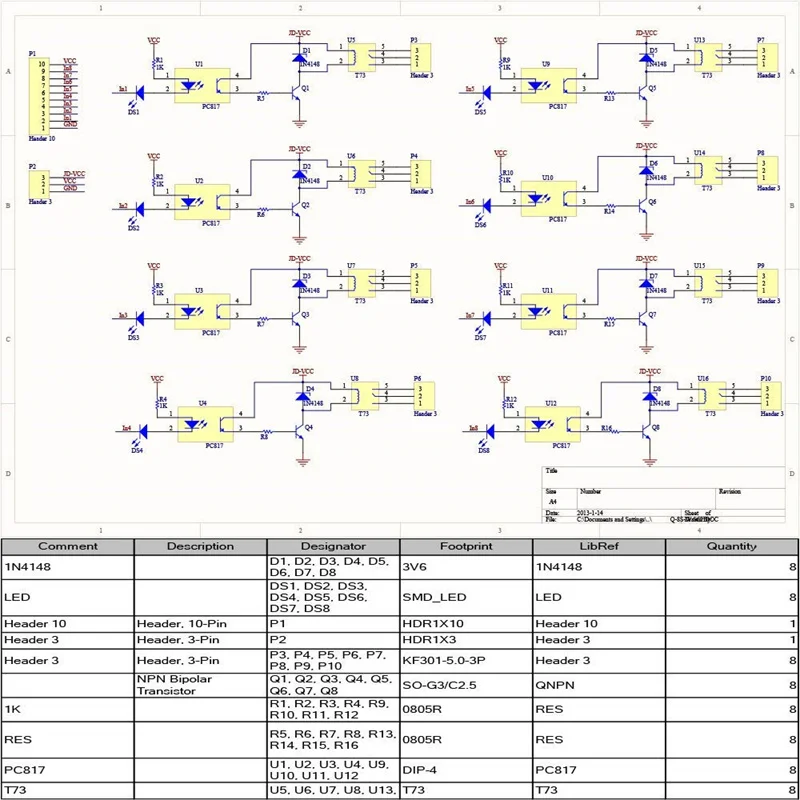 8-канальный релейный модуль постоянного тока 5 в с оптроном для Arduino UNO R3 MEGA 2560 1280 DSP