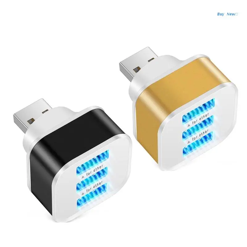 

20CE 3-port USB2.0 Dock Extender Usb Extended Hub Charger Splitter Multi-functional