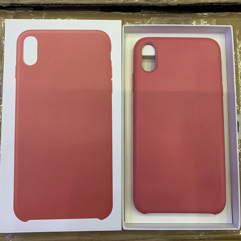 Кнопка для iphone 8 Plus XS Max чехол из искусственной кожи официальный Lo-go Защитный чехол для iphone X XS XR чехол с коробкой
