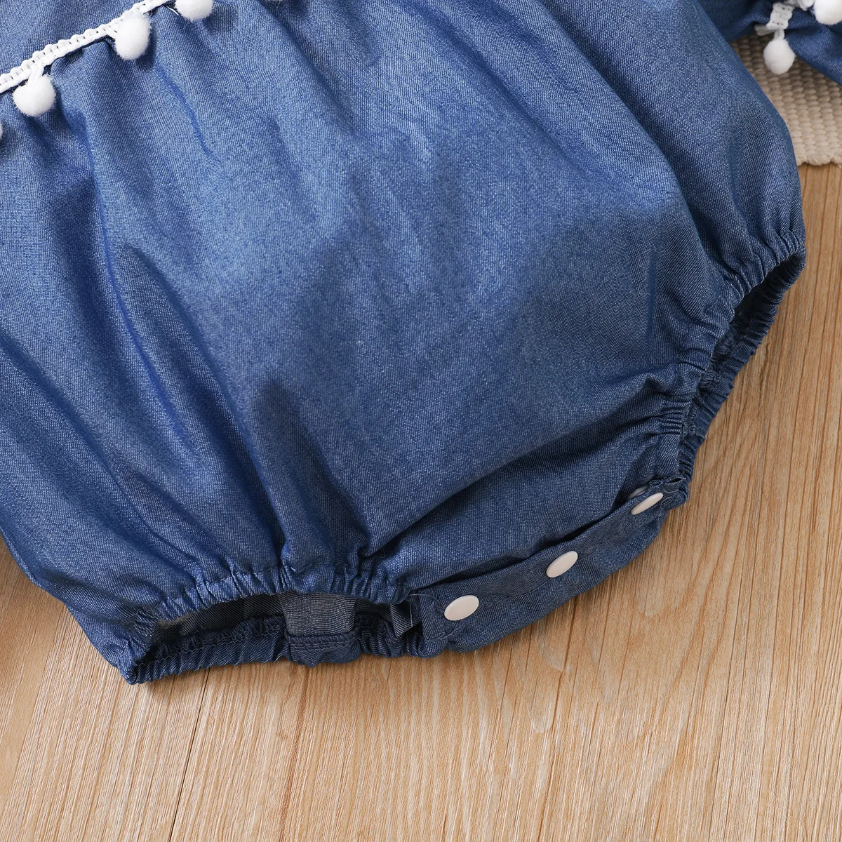 2 шт. Детский комбинезон с длинным рукавом и помпоном| |