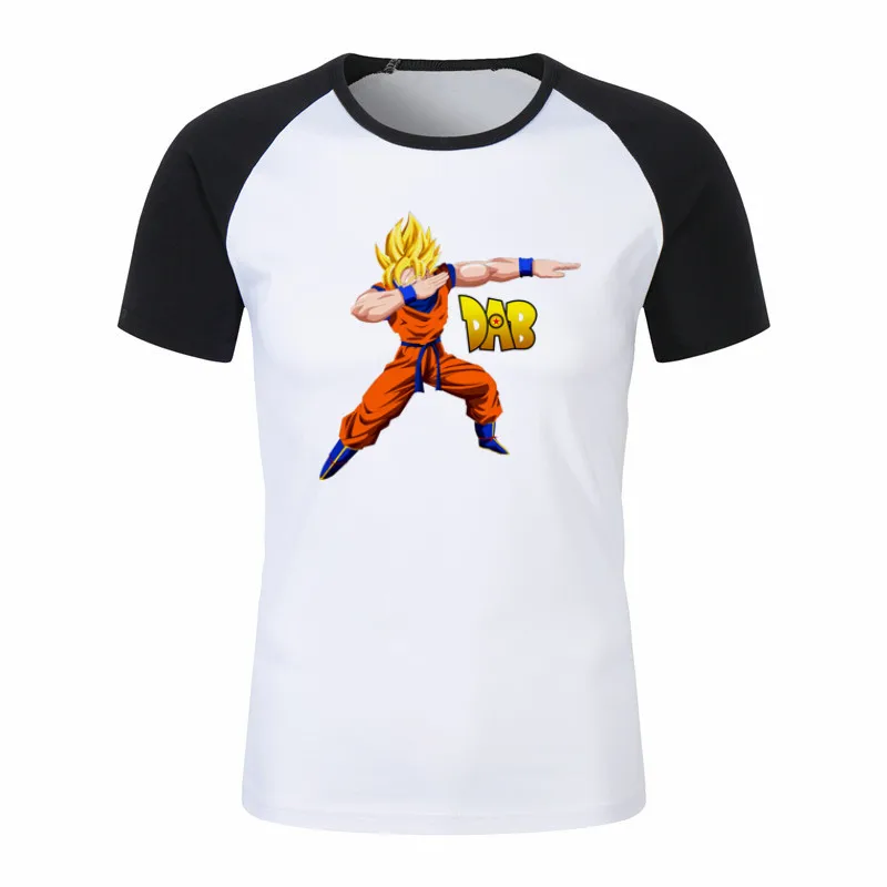 The Black Friday, футболка с принтом Dragon Ball, мужские футболки с графическим принтом, футболка, Повседневная футболка с коротким рукавом, Мужская Уличная одежда - Цвет: P1799M-black