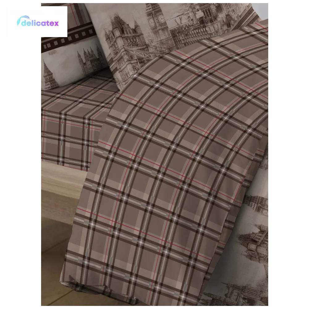 Комплект постельное белье КПБ био комфорт \&quotWenge\&quot (70х70) рис. 6456-1 Oxford | Дом и сад