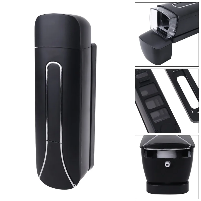 

Hand-press Soap Liquid Dispenser Wall Mount Shower Gel Shampoo Bottle for Bath