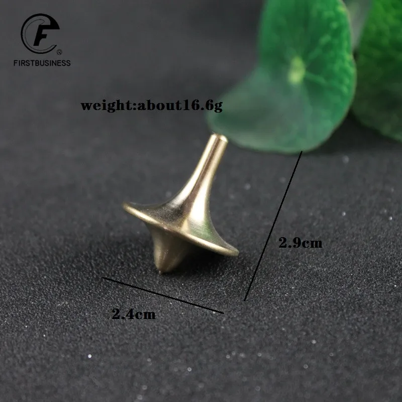 Медный твердый гироскоп латунный спиннинг горячий фильм Тотем Печать игрушки