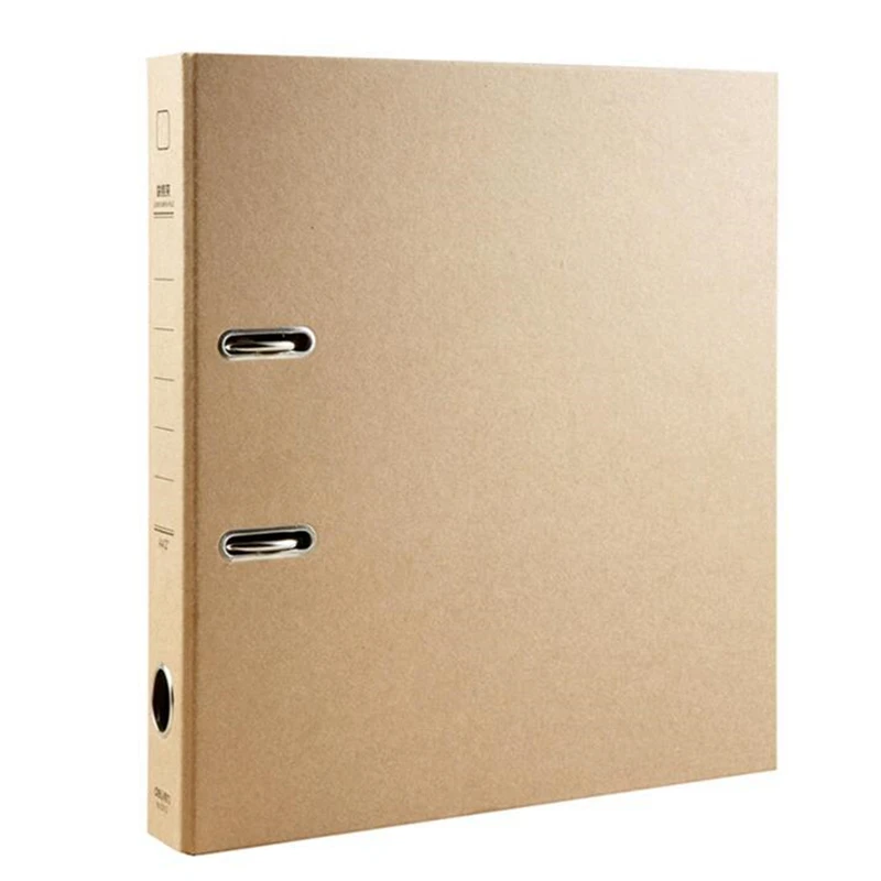 DL Right 5912 папка из крафт бумаги с быстрым зажимом и двойным отверстием для живых