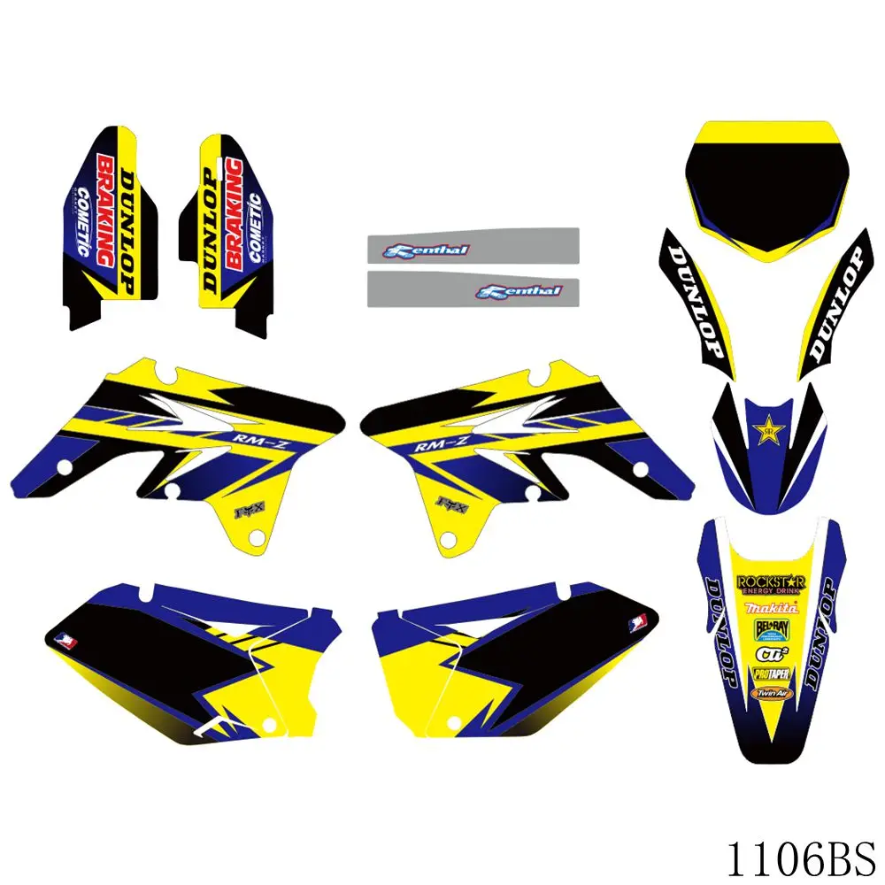 Наклейки с полным графическим рисунком наклейки на задний план мотоцикла имя под