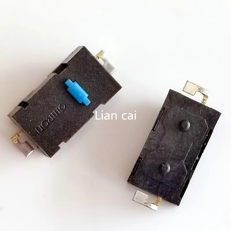 10 шт./лот новый оригинальный Omron 2 контактный синий в горох с принтом Минни и