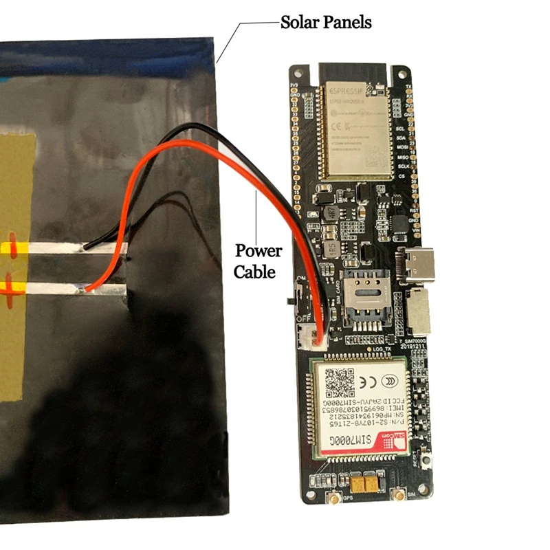 Небольшая карта TTGO T-SIM ESP32-WROVER-B SIM7000G, модуль Wi-Fi Bluetooth для платы разработки заряда солнечной батареи 18560 от AliExpress RU&CIS NEW
