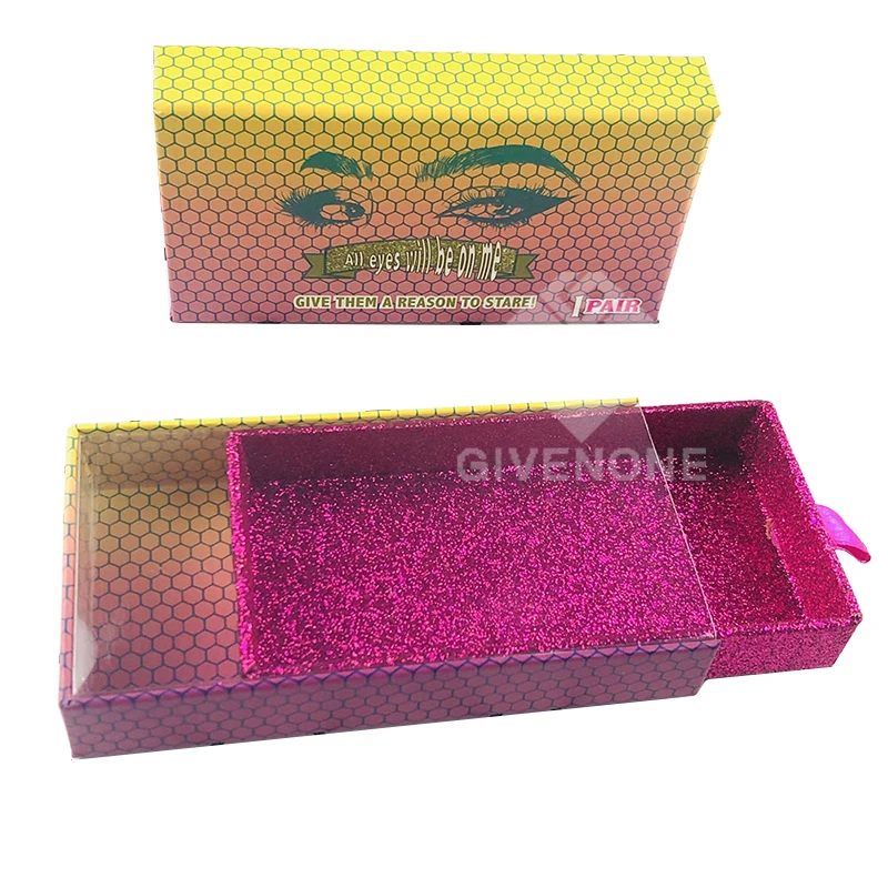 Новый дизайн выдвижная ресница посылка коробки норковые ресницы упаковка чехол