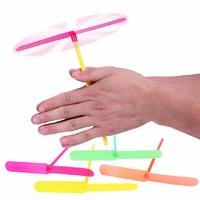 5pcsnovelty plastic bamboo dragonfly childrens toys propellers spin up sports games outdoor parent child antistress toy