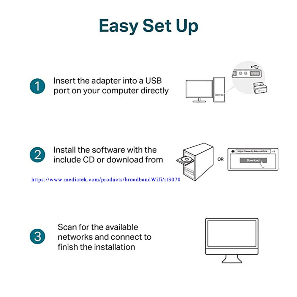 Мини Wi-Fi адаптер 150 м USB антенна Беспроводная компьютерная Сетевая Карта 802.11n/g/b LAN +
