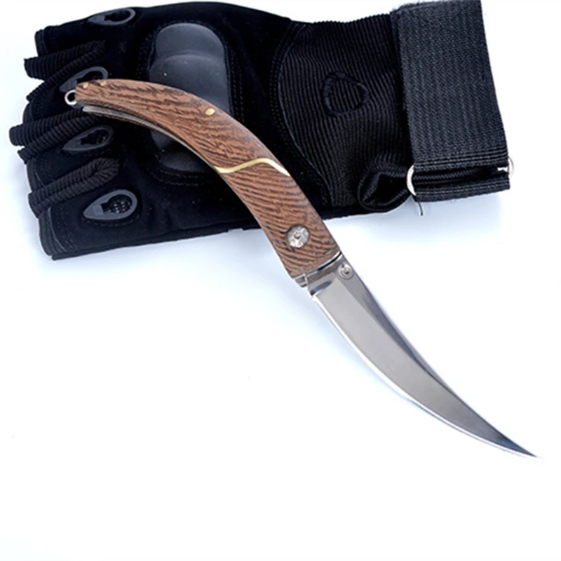 Karambit итальянский стилет мафия Тактический Складной нож 440C зеркальное лезвие