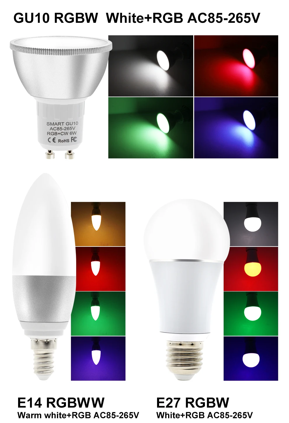 Tuya умный контроль WiFi RGB светодиодный светильник Smart Life APP совместим с Amazon Alexa и Google Home управление голосом