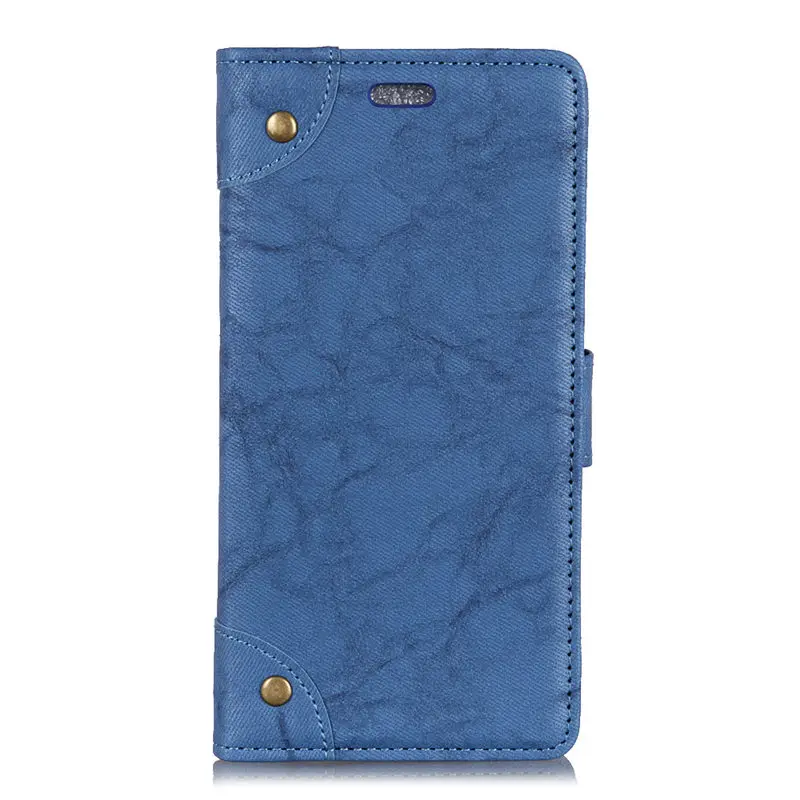 Винтажный флип чехол для Oneplus 7 Pro магнитный ударопрочный из искусственной кожи с