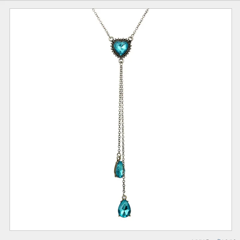 1230 индивидуальный темперамент с кисточкой-сердцем женский воротник ожерелье