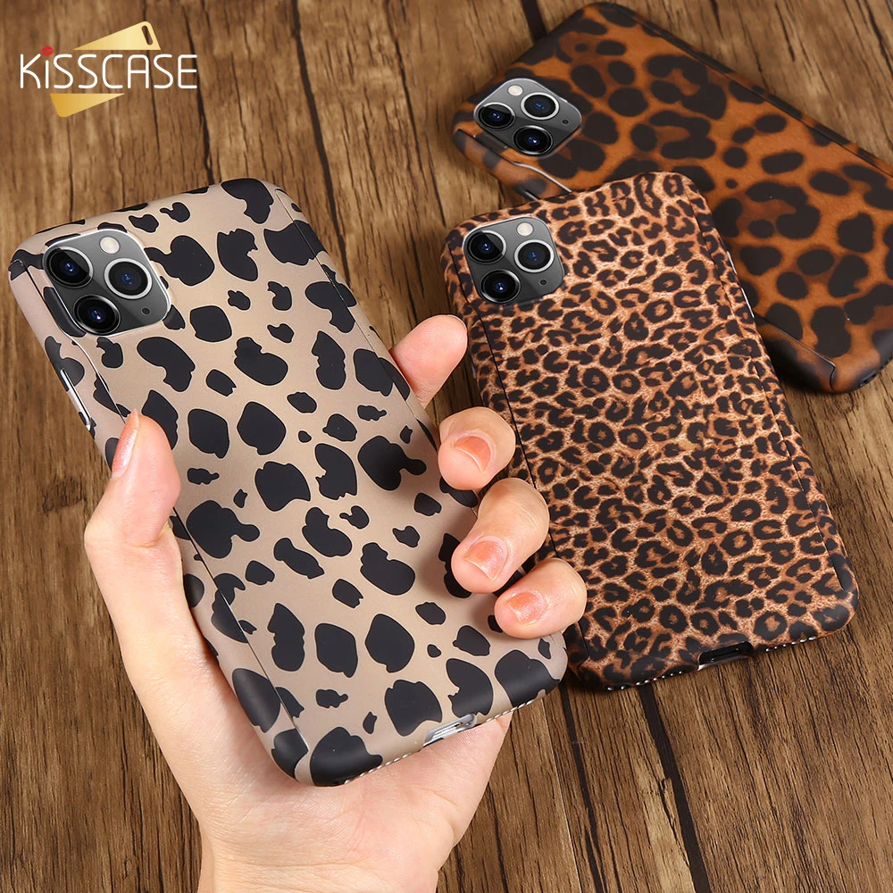 Чехол KISS с леопардовым узором чехол для iPhone XS MAX X XR 360 защитный 11 Pro Max 6 7 8 Plus |
