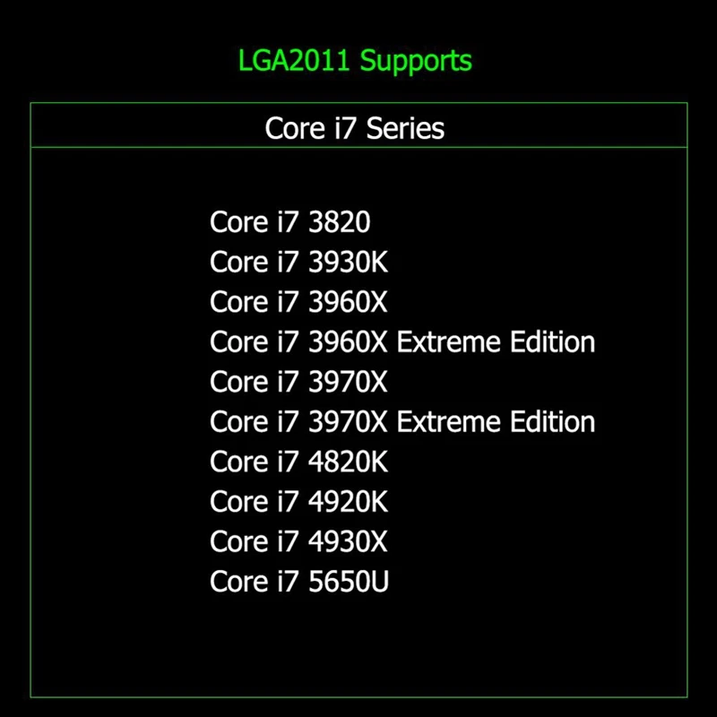 X79 игровая материнская плата LGA 2011 ATX 4 канала Настольная компьютерная поддержка I7
