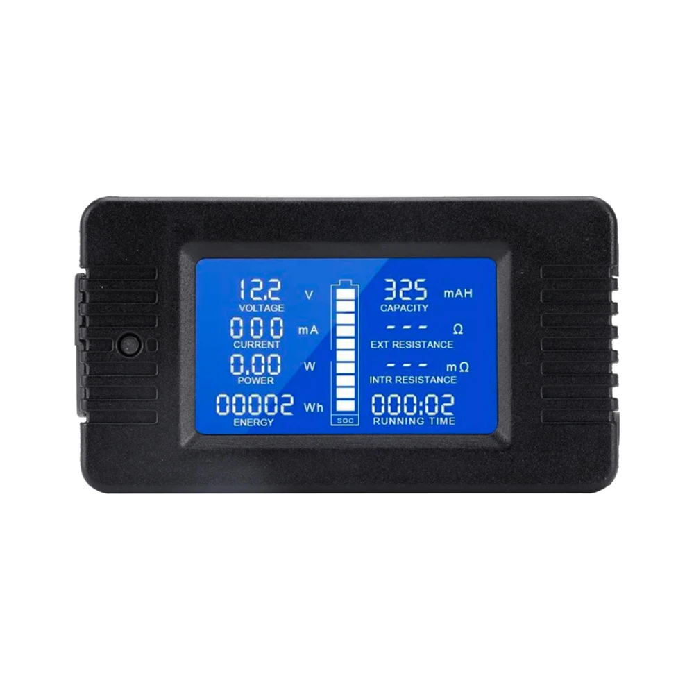 

High precision DC Battery Monitor Meter Multifunction LCD Digital Display 0-200V Voltmeter Ammeter Wide Cars RV Solar System