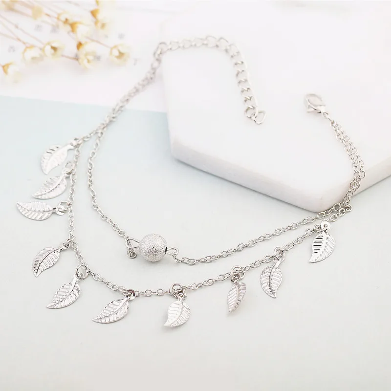 Новый винтажный браслет ювелирные изделия для ног золотой серебряный ножной