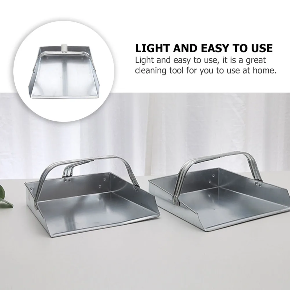

1Pc Stainless Steel Mini Desktop Dustpan Kitchen Cleaning Dust Pan Clean Tool