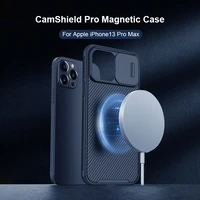 for iphone 13 pro case nillkin slide protect lens protection camera cover for iphone 13 mini 13 pro max work on magsafe