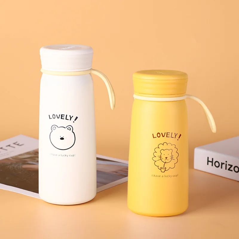 

Water bottle 300 / 400ml cartoon stainless steel thermos coffee tea milk travel cup cute bear little Daisy Water Bottle Thermos