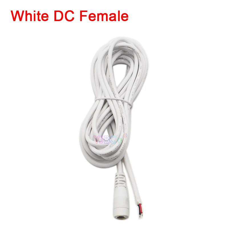 

Hot Sale 1m 2m 3m 5M DC 5.5 X 2.1 mm DC cable connector Power Plug with extension wire DC female and Male Jack adapter