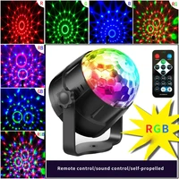 disco party lights dance ball flash led dj voice activated decorative colorful crystal ball spin magic lantern festival lamp