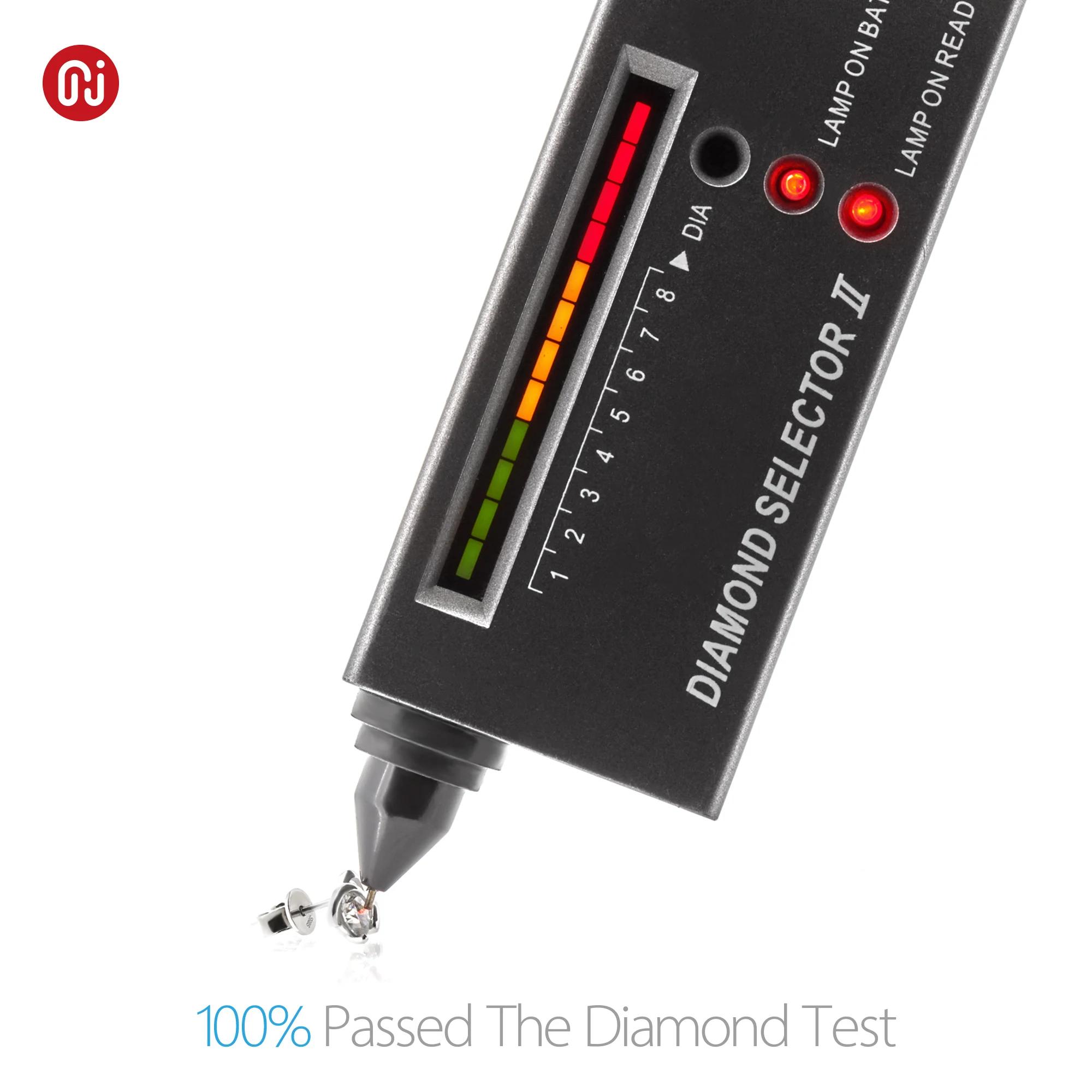 GIGAJEWE Moissanite EF цвет VVS1 всего 1.0ct 925 серебряные серьги 18K позолоченные алмазные пробы