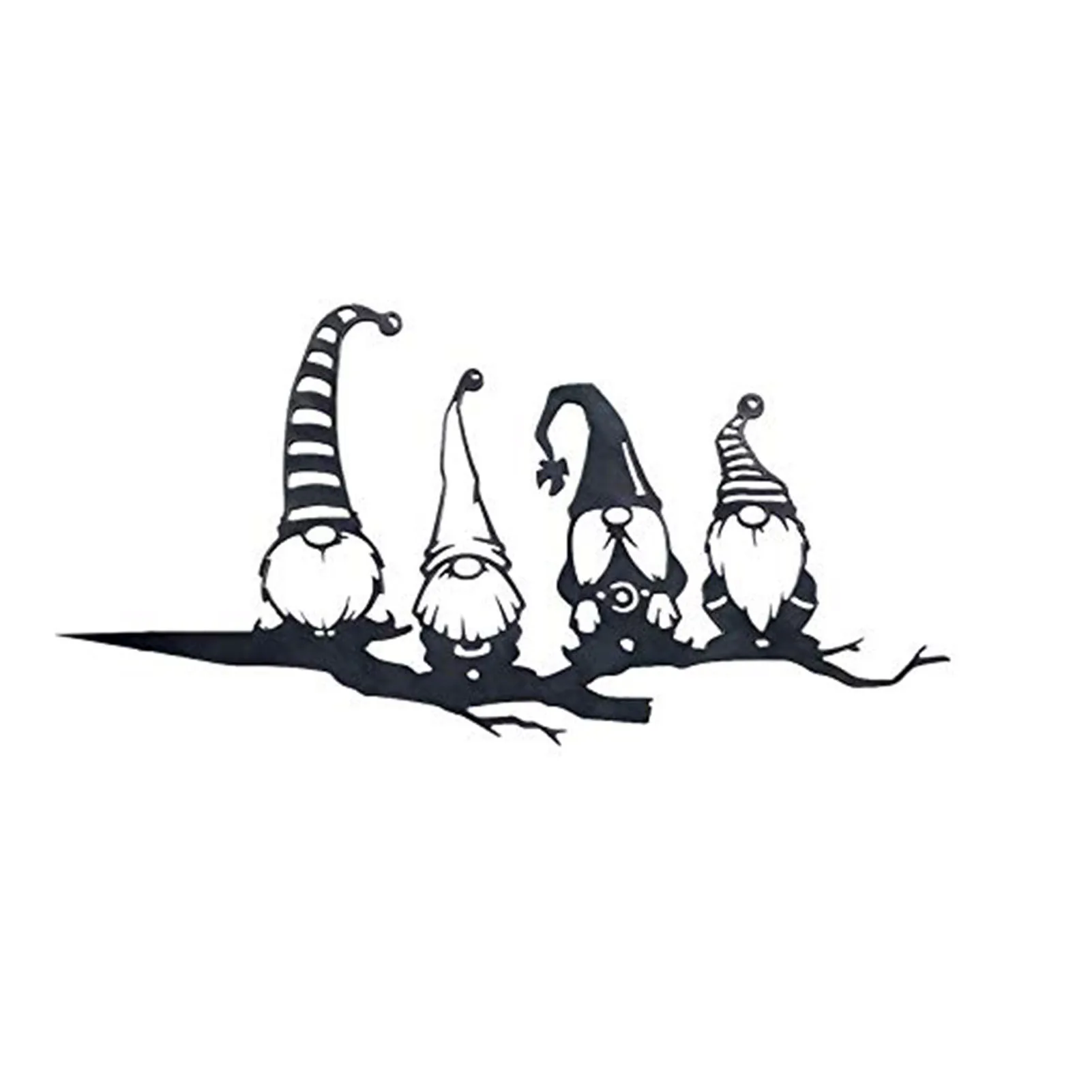

Steel Branch Gnomes Decoration Metal Tree Art Metal Gnomes Garden Steel Silver Garden Gnome Decoration Metal