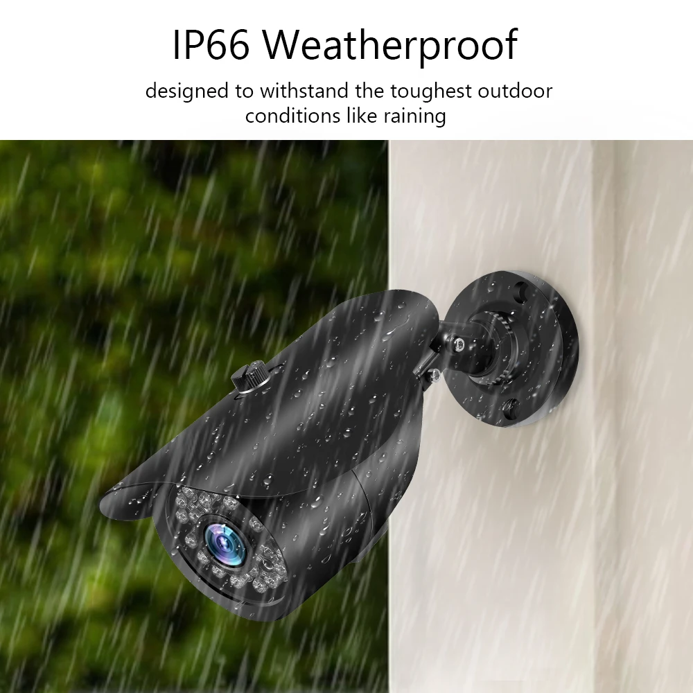 1080P 2.0MP Пуля IP Камера металлический Корпус встроенный 36 шт. IR CUT светодиодный свет