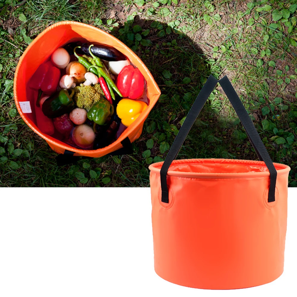 

30L Collapsible Bucket Compact Portable Folding Water Container Multi-function Folding Bucket for Outdoor