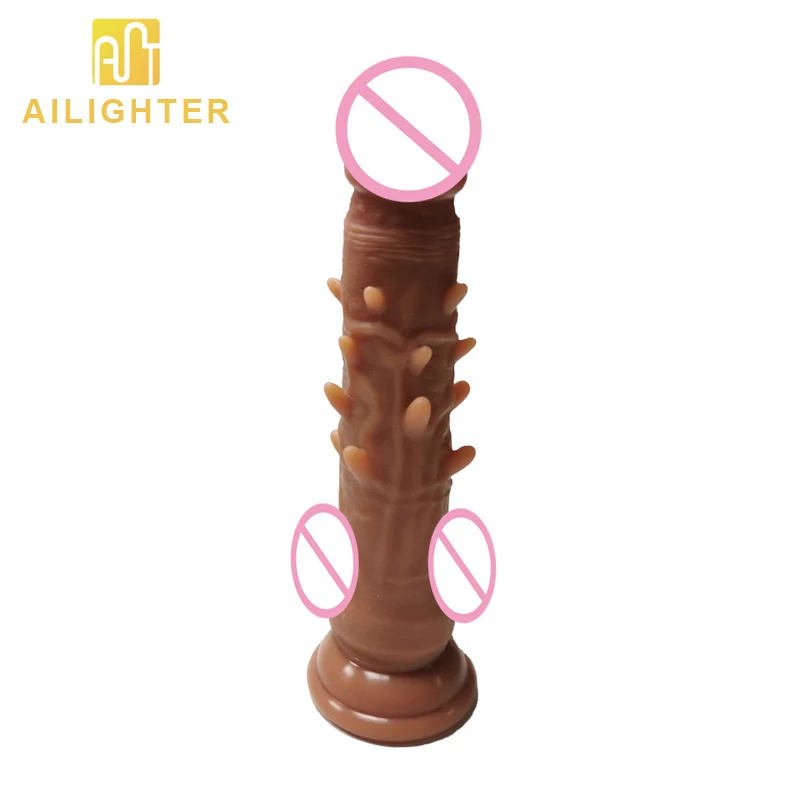 3 5 см Гибкий реалистичный пенис фаллоимитатор очень большого размера колючая