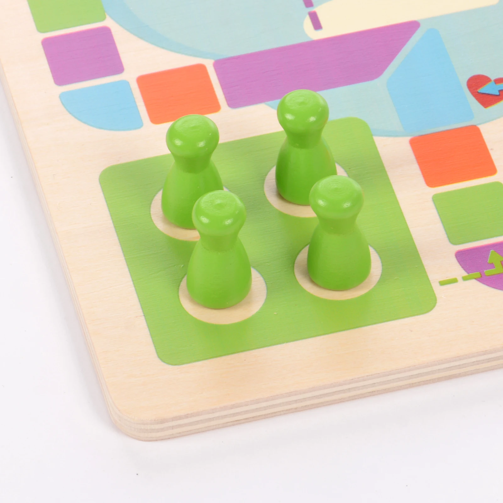 Детская игрушка 2 в 1 Шахматная деревянная доска игровой Интеллектуальный