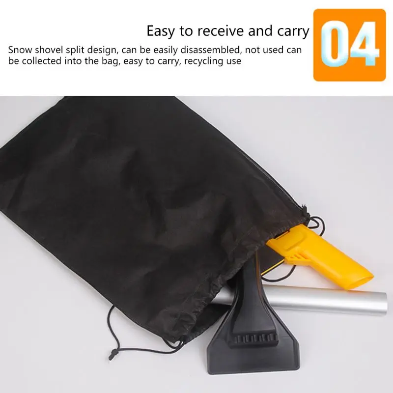 

Multifunction Ice Scraper Snow Remover Shovel Windshield Deicer Cleaning Tool 57BA